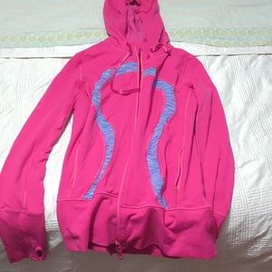 Lululemon zip front sweat jacket sz 10